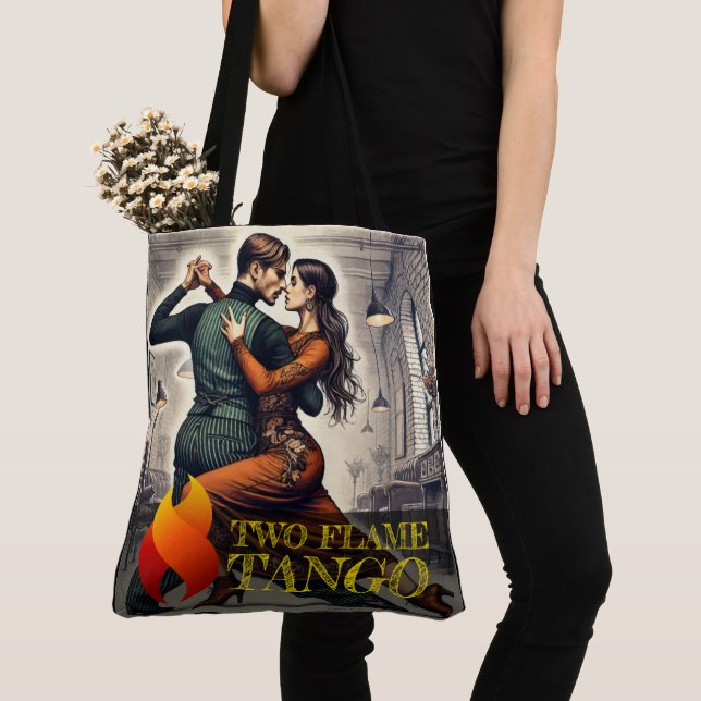 Café Tango Tote Bag (Close Up)