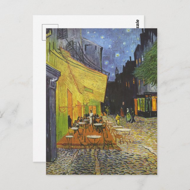 Cafe Terrace at Night by Van Gogh Postcard (Front/Back)