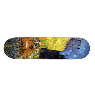 Cafe Terrace at Night by Vincent van Gogh 1888 Skateboard
