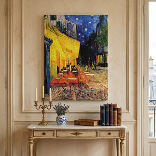 Cafe Terrace at Night by Vincent van Gogh Canvas Print