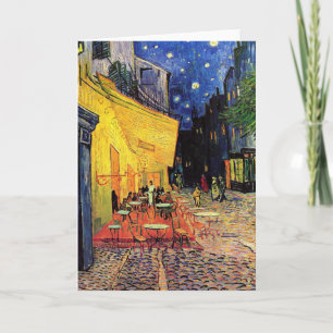 Cafe Terrace at Night by Vincent van Gogh Card