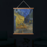 Cafe Terrace at Night by Vincent van Gogh  Hanging Tapestry<br><div class="desc">Cafe Terrace at Night. 

Painted in 1888 by Vincent van Gogh. 

This image is in the public domain.</div>