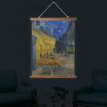 Cafe Terrace at Night by Vincent van Gogh  Hanging Tapestry<br><div class="desc">Cafe Terrace at Night. 

Painted in 1888 by Vincent van Gogh. 

This image is in the public domain.</div>
