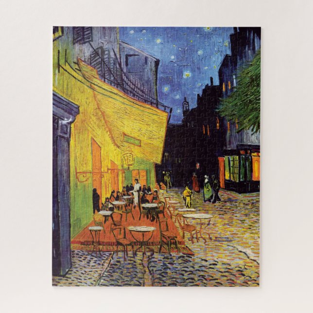 Cafe Terrace at Night by Vincent Van Gogh Jigsaw Puzzle (Vertical)