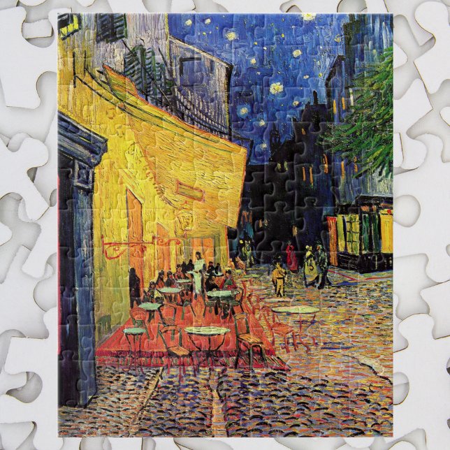 Cafe Terrace at Night by Vincent van Gogh Jigsaw Puzzle (Creator Uploaded)
