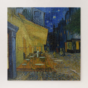 Cafe Terrace at Night by Vincent van Gogh Jigsaw Puzzle