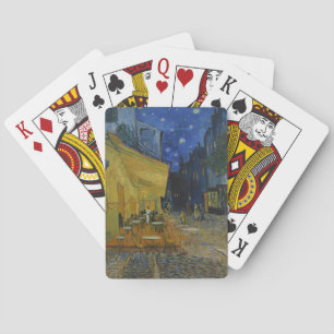 Cafe Terrace at Night by Vincent van Gogh Playing Cards