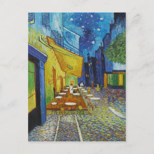 Cafe Terrace At Night by Vincent Van Gogh Postcard