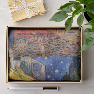 Cafe Terrace at Night by Vincent van Gogh Tissue Paper