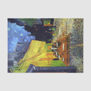 Cafe Terrace at Night by Vincent Van Gogh  Tissue Paper