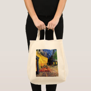 Cafe Terrace at Night by Vincent van Gogh Tote Bag