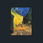 Cafe Terrace At Night Canvas Print<br><div class="desc">Van Gogh painting</div>