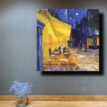 Cafe Terrace at Night France Vincent van Gogh Canvas Print<br><div class="desc">A fine art wrapped canvas with the post-Impressionist painting by Vincent van Gogh (1853-1890),  Cafe Terrace at Night (1888). Created in Arles,  France in front of a popular coffee house on the Rue Du Palais.</div>
