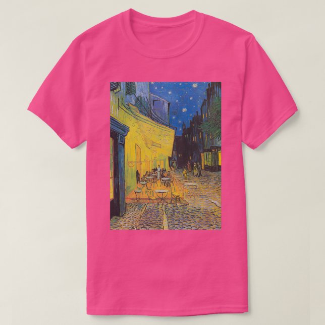 Cafe Terrace at Night T-Shirt (Design Front)