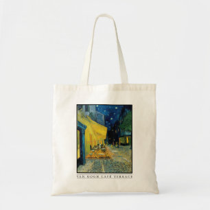 Café Terrace at Night Tote Bag