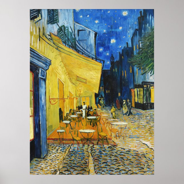 Cafe Terrace at Night Van Gogh Art Print (Front)