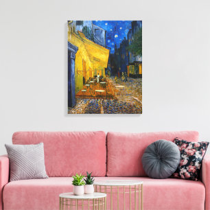 Cafe Terrace at Night Van Gogh Canvas Print