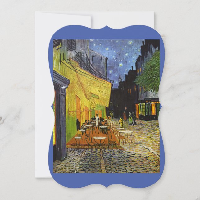 Cafe Terrace at Night Van Gogh Card (Front)