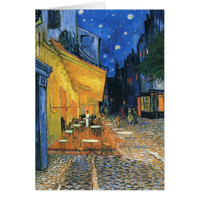 Cafe Terrace at Night Van Gogh Card (Front)