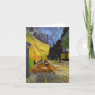 Cafe Terrace at Night Van Gogh Card