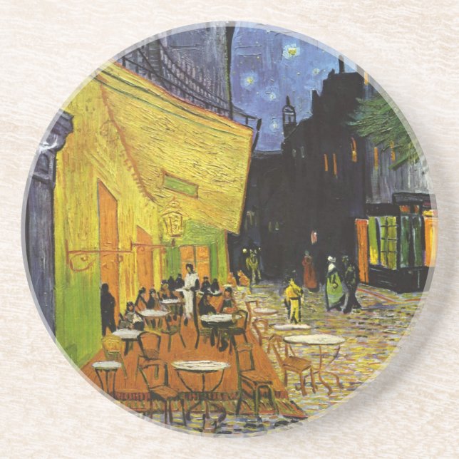 Cafe Terrace at Night Van Gogh Coaster (Front)
