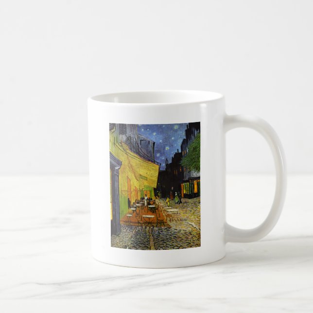 Cafe Terrace at Night Van Gogh Coffee Mug (Right)