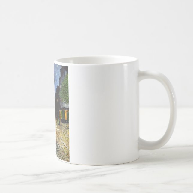 Cafe Terrace at Night Van Gogh Coffee Mug (Right)