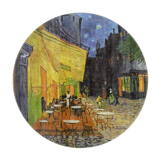 Cafe Terrace at Night Van Gogh Cutting Board (Front)