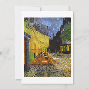 Cafe Terrace at Night Van Gogh Holiday Card