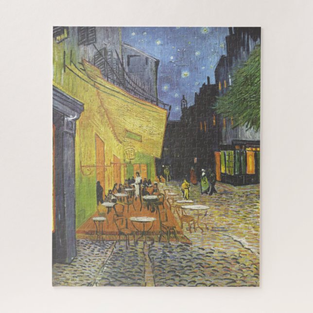 Cafe Terrace at Night Van Gogh Jigsaw Puzzle (Vertical)