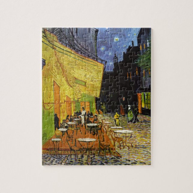Cafe Terrace at Night Van Gogh Jigsaw Puzzle (Vertical)