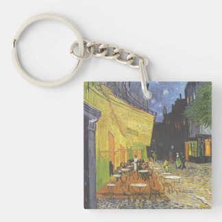 Cafe Terrace at Night Van Gogh Key Ring