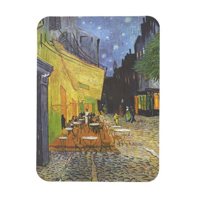 Cafe Terrace at Night Van Gogh Magnet (Vertical)
