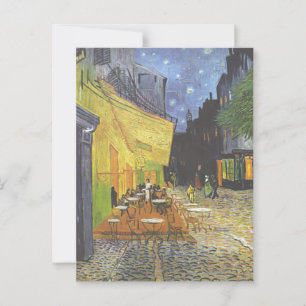Cafe Terrace at Night Van Gogh Postcard