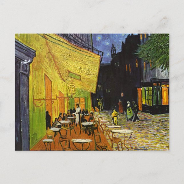 Cafe Terrace at Night Van Gogh Postcard (Front)