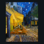 Cafe Terrace at Night | Van Gogh | Poster<br><div class="desc">Cafe Terrace at Night is a 1888 painting by Vincent Van Gogh.</div>