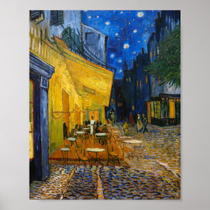 Cafe Terrace at Night Van Gogh Poster