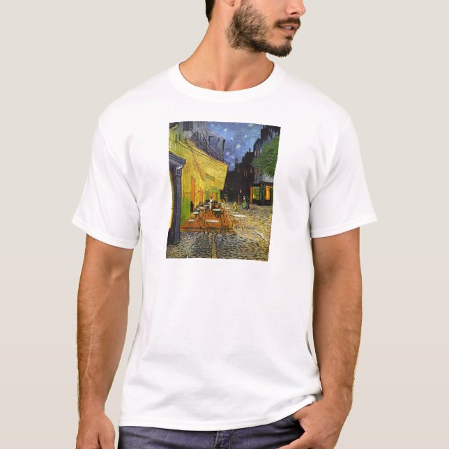 Cafe Terrace at Night Van Gogh T-Shirt (Front)