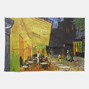 Cafe Terrace at Night Van Gogh Tea Towel