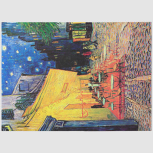 Cafe Terrace at Night, Vincent van Gogh, 1888 Tissue Paper