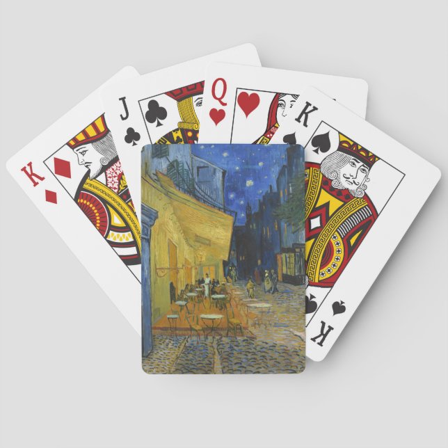 Cafe Terrace at Night | Vincent van Gogh Playing Cards (Back)