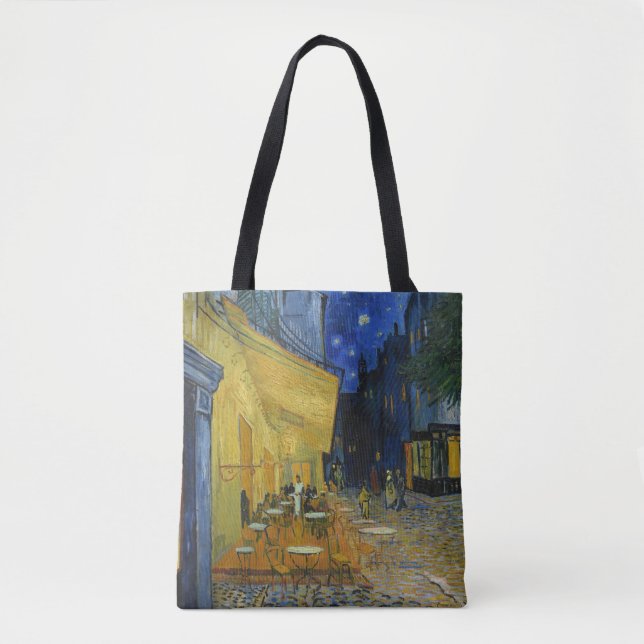Cafe Terrace at Night | Vincent van Gogh Tote Bag (Front)
