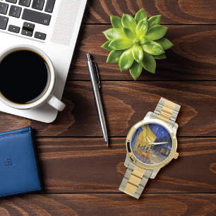 Cafe Terrace at Night Vincent van Gogh Watch