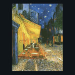 Cafe Terrace by van Gogh Post-Impressionist Poster<br><div class="desc">Post-Impressionist Parisian City Scenes: Cafe Terrace Painting by Vincent van Gogh - Classic Masterpieces</div>