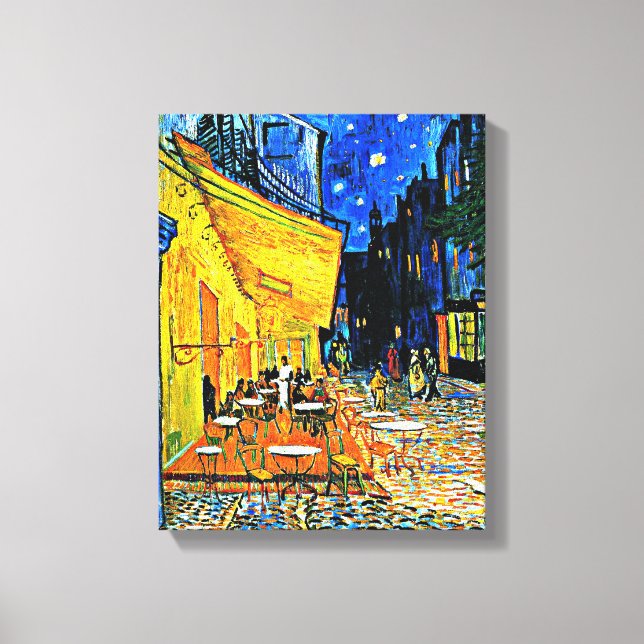 Cafe Terrace by Vincent van Gogh Canvas Print (Front)
