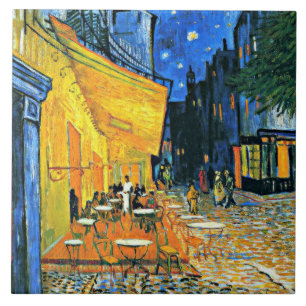 Cafe Terrace by Vincent van Gogh, Tile