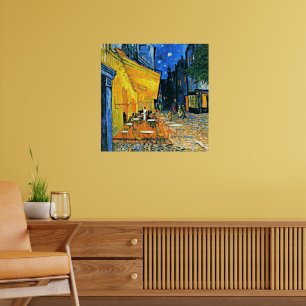 Cafe Terrace fine art painting by Vincent van Gogh Poster