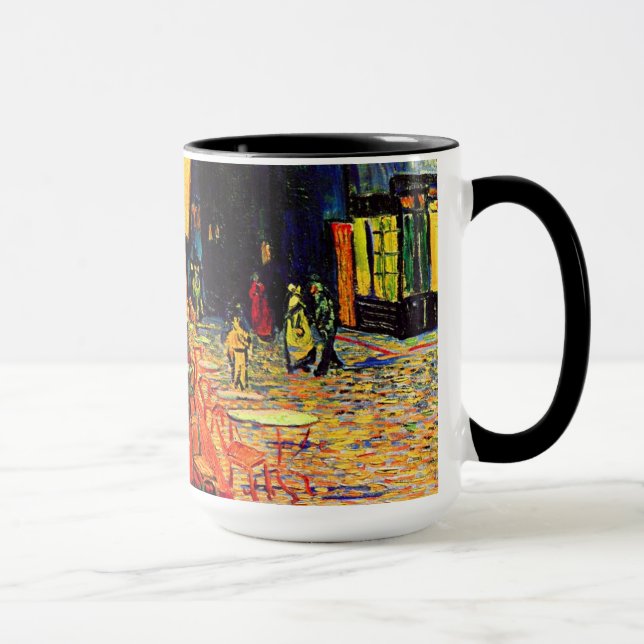 Cafe Terrace Place du Forum Van Gogh Fine Art Mug (Right)