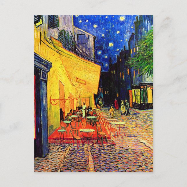 Cafe Terrace Place du Forum Van Gogh Fine Art Postcard (Front)
