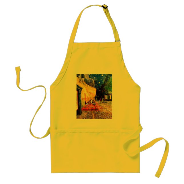 Cafe Terrace Place du Forum Van Gogh Fine Art Standard Apron (Front)